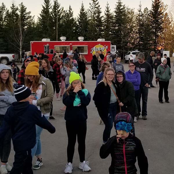 abby's food truck at corn maze